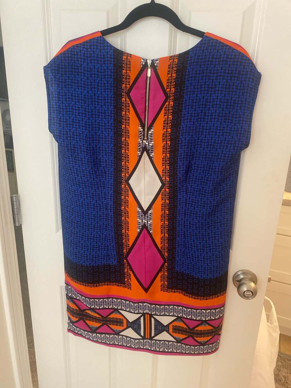 Laundry by Shelli Segal Multi Color Patterned Shift Dress Size 2